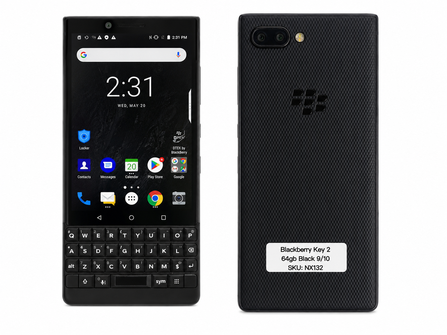 Blackberry Key 2 - 64GB - Black - Excellent Condition