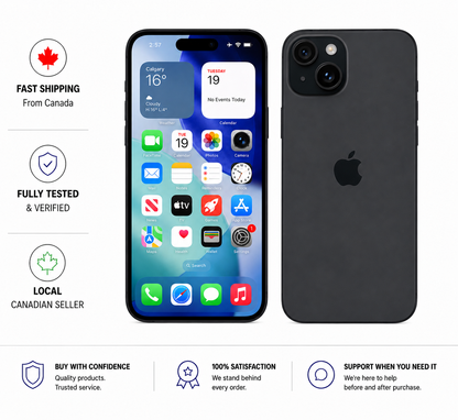 Apple iPhone 15 Black - 256GB