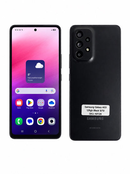 Samsung Galaxy A53 - Black - 128GB - Excellent Condition