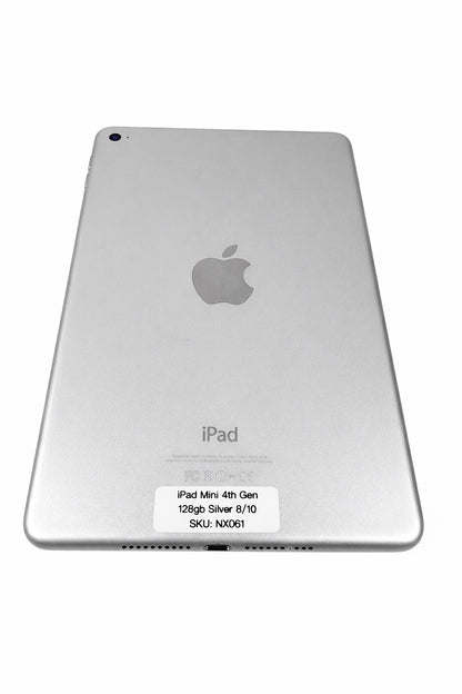 Apple iPad Mini 4 Silver 128GB [Pre Owned]