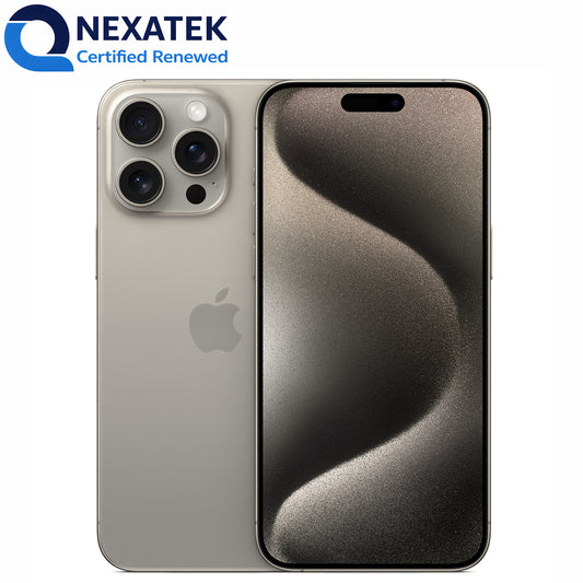 Apple iPhone 15 Pro Max 512gb Natural Titanium [Renewed]
